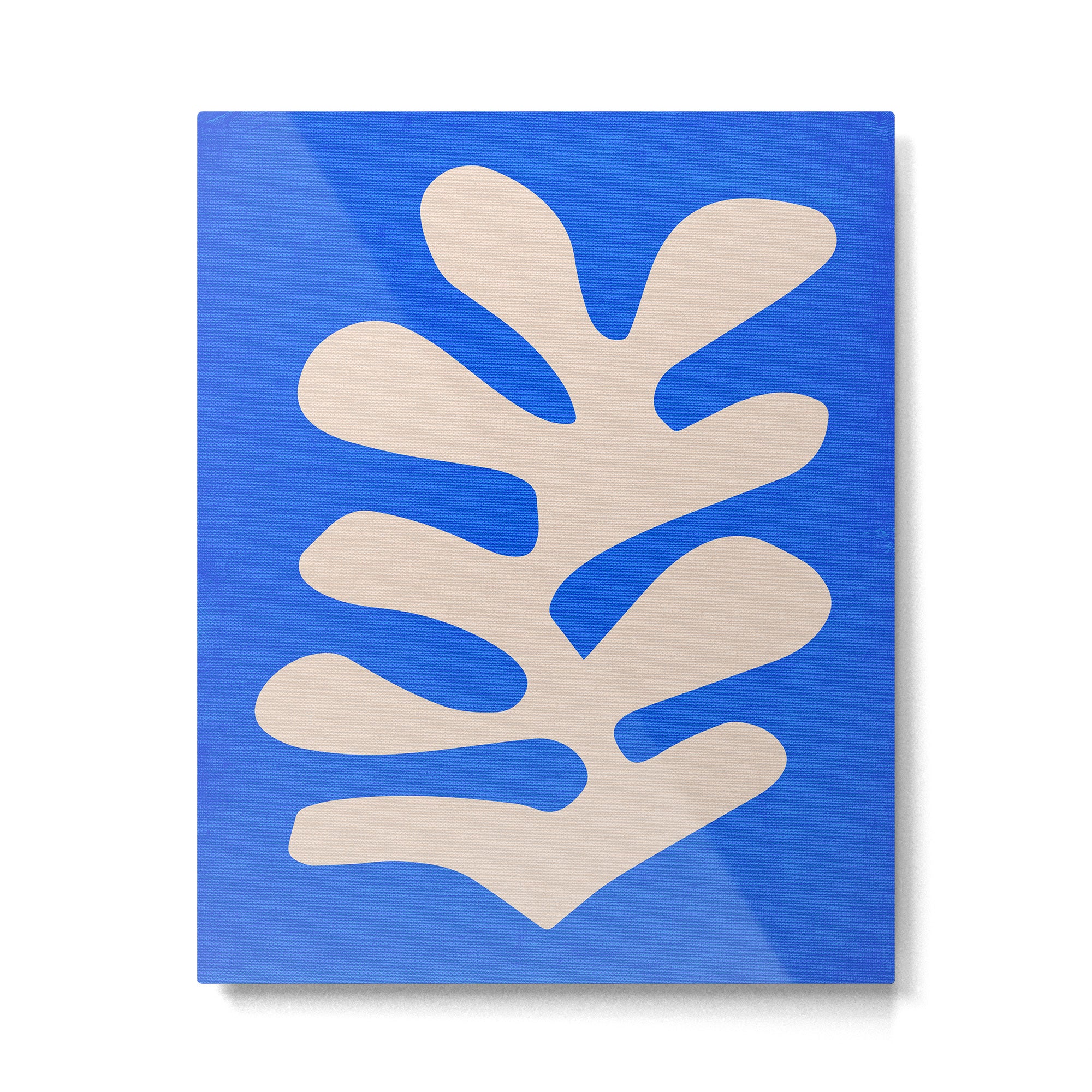 Chathams Blue: Wild Leaf | Matisse Foliage Paper Cutouts 02 Metal Print Gallery Image 4