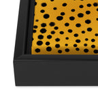 Cheetah & Peach | PATTERN 04: The Retro Edition Framed Canvas Print Gallery Image 3