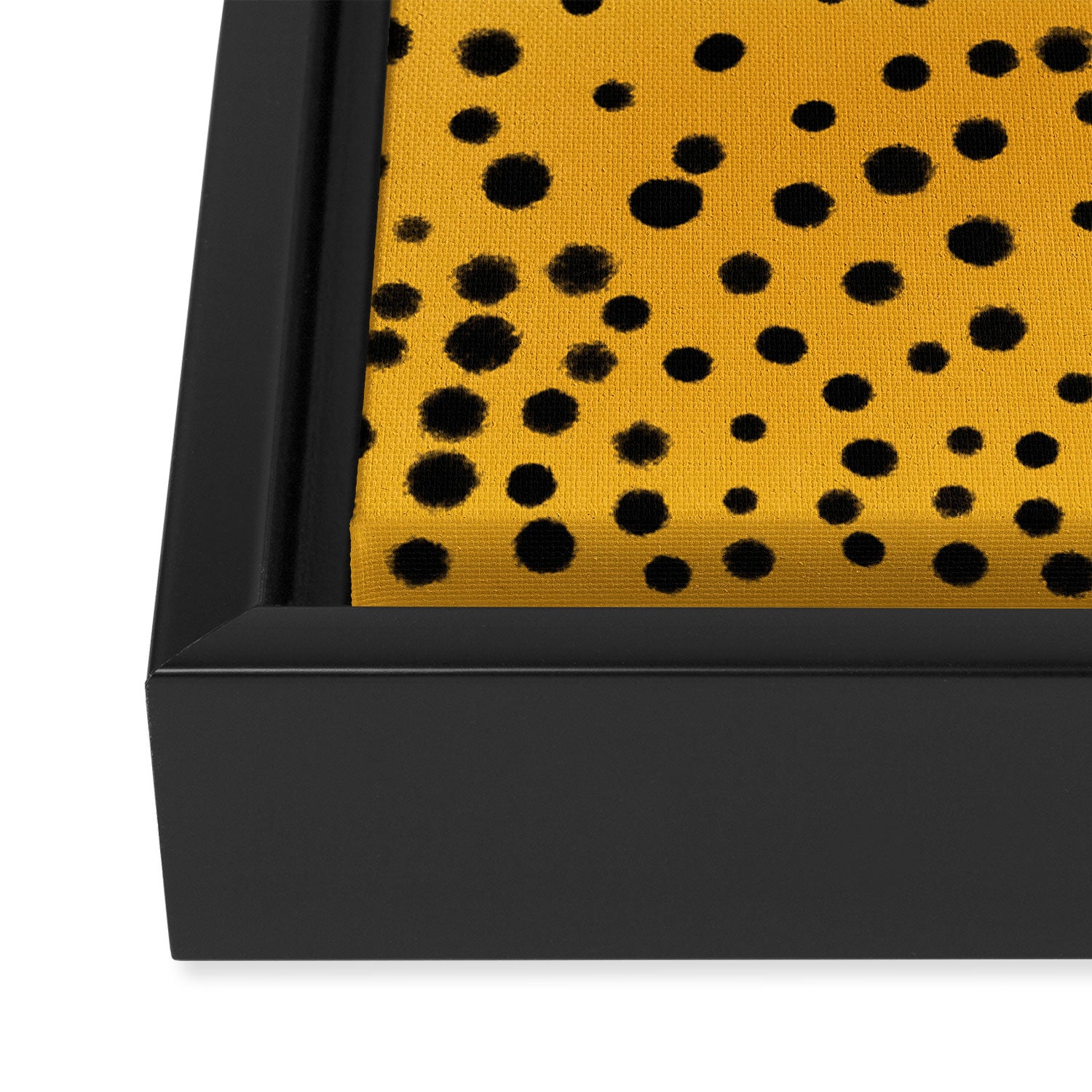 Cheetah & Peach | PATTERN 04: The Retro Edition Framed Canvas Print Gallery Image 3
