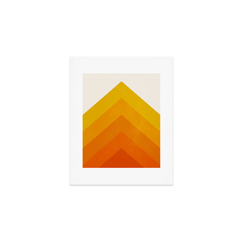 Chevron Waves: Retro Summer Edition Art Print Gallery Image 1