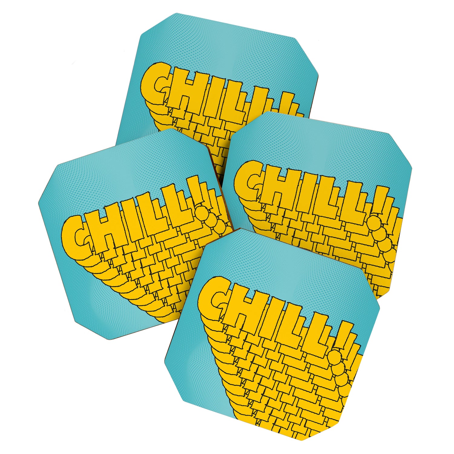 Chill Chill Chill! | Blue Edition Coaster Gallery Image 1