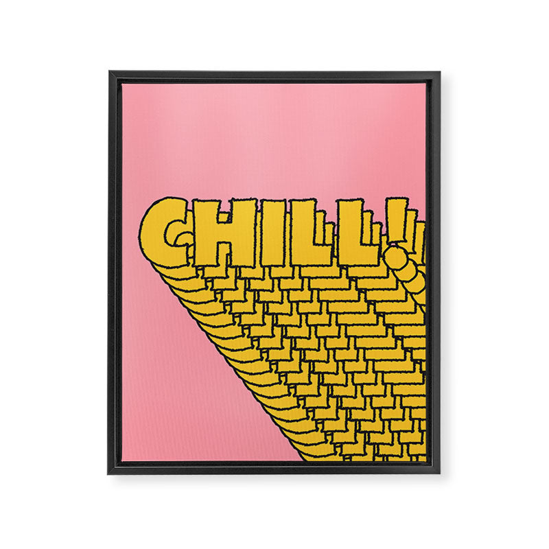 Chill Chill Chill! Framed Canvas Print Gallery Image 6
