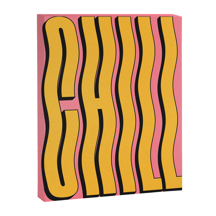 Chill: Wavy Summer Edition Canvas Print Gallery Image 1