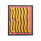 Chill: Wavy Summer Edition Framed Canvas Print Gallery Image 8