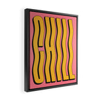 Chill: Wavy Summer Edition Framed Canvas Print Gallery Image 2