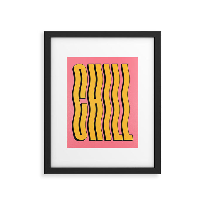 Chill: Wavy Summer Edition Framed Art Print Gallery Image 1