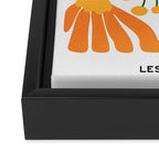 Cinnabar & Supernova: Les Fleurs | Flower Market 03 Framed Canvas Print Gallery Image 3