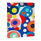 Circles: Colorful Mid Century Abstraction Canvas Print Gallery Image 6