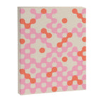 Circles: PATTERN 01 | The Peach Edition Canvas Print Gallery Image 8