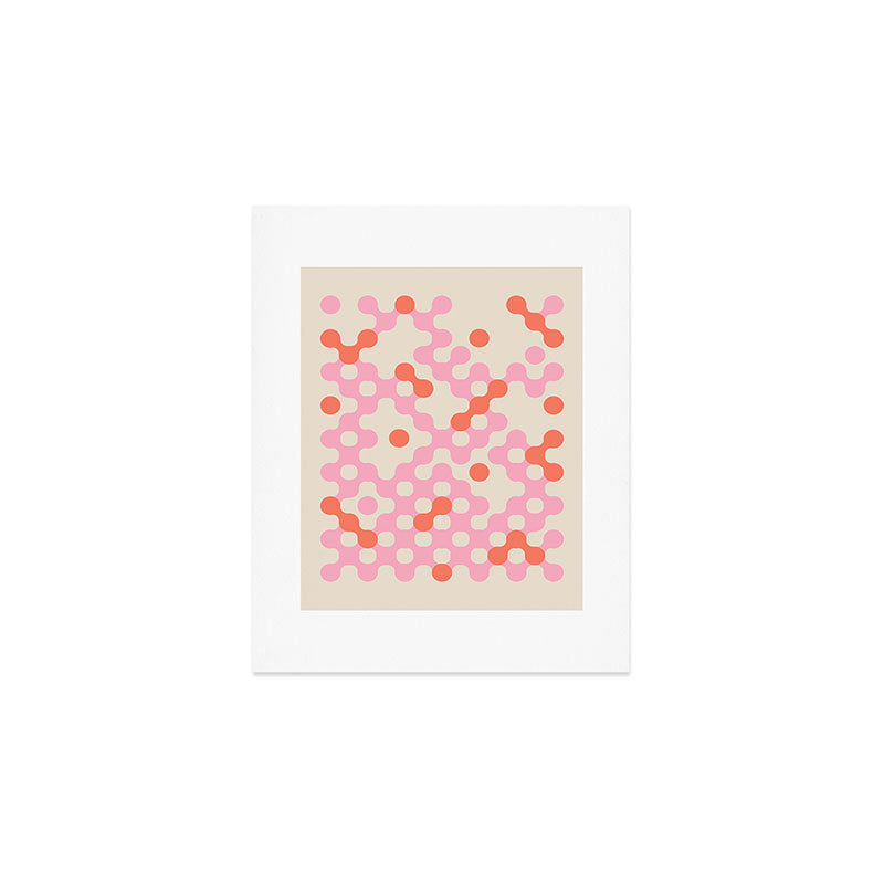 Circles: PATTERN 01 | The Peach Edition Art Print Gallery Image 1