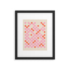 Circles: PATTERN 01 | The Peach Edition Framed Art Print Gallery Image 6