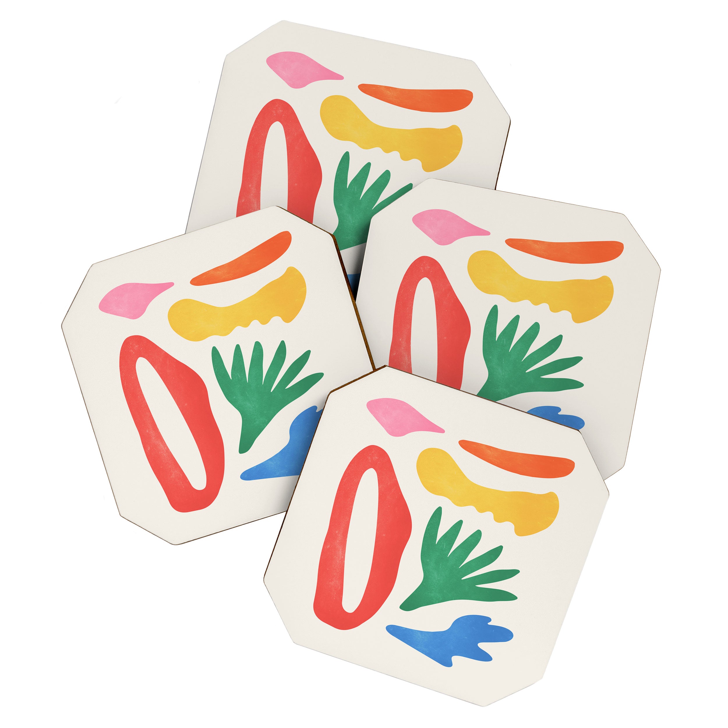 Collage I: Matisse Color Series | Mid-Century Edition Coaster Gallery Image 1