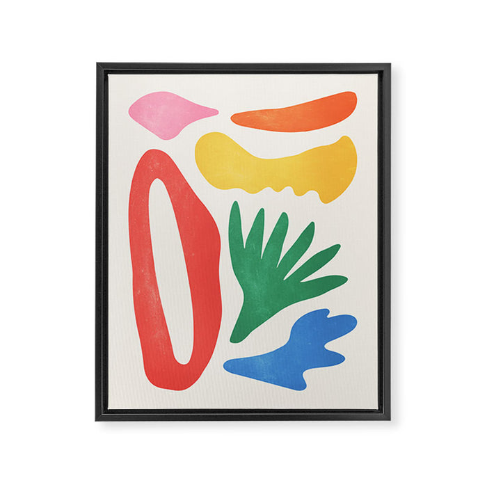 Collage I: Matisse Color Series | Mid-Century Edition Framed Canvas Print Gallery Image 1