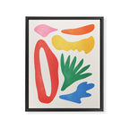 Collage I: Matisse Color Series | Mid-Century Edition Framed Canvas Print Gallery Image 6