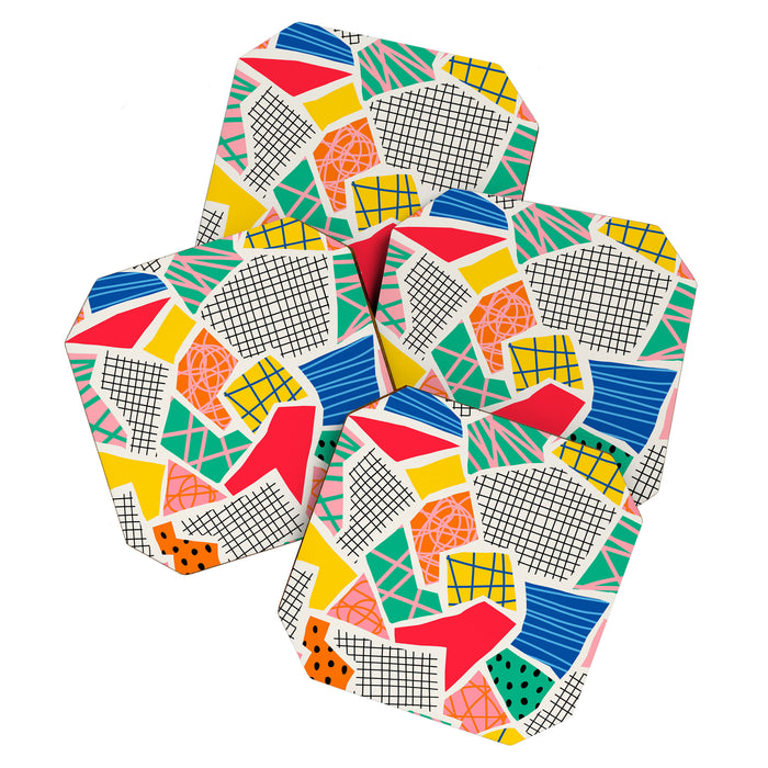 Color Patchwork: Bauhaus Edition Coaster Gallery Image 1