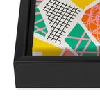 Color Patchwork: Bauhaus Edition Framed Canvas Print Gallery Image 3
