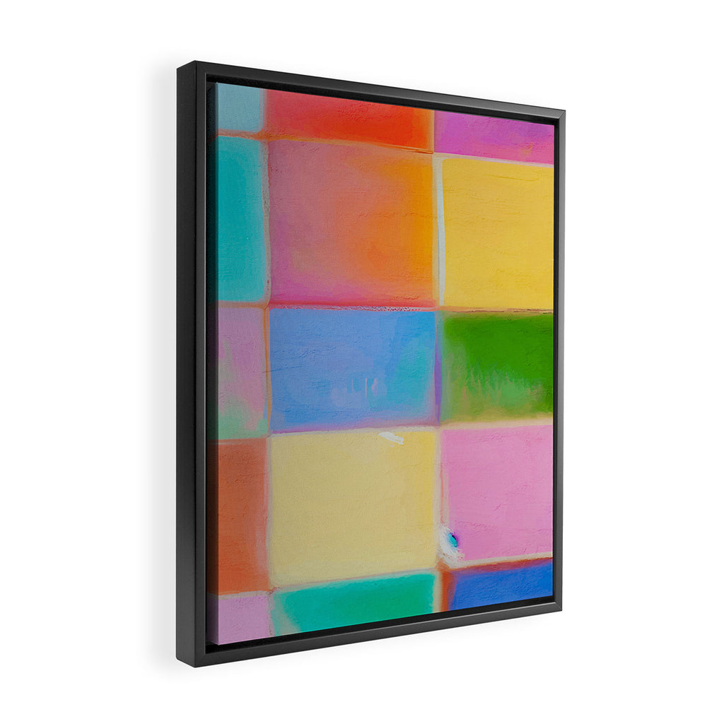 Colourplay 01: Mid Century Edition Framed Canvas Print Gallery Image 2