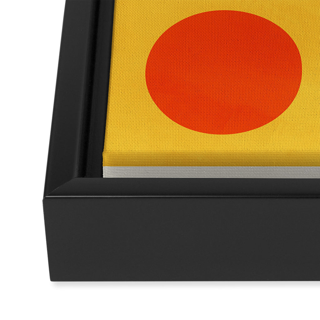 Colourplay & Concentric Circles: Mid Century Edition Framed Canvas Print Gallery Image 3