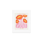 Coral Cosmos: Les Fleurs | Flower Market 05 | Spring Summer 23 Art Print Gallery Image 1