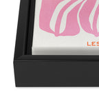 Coral Cosmos: Les Fleurs | Flower Market 05 | Spring Summer 23 Framed Canvas Print Gallery Image 3