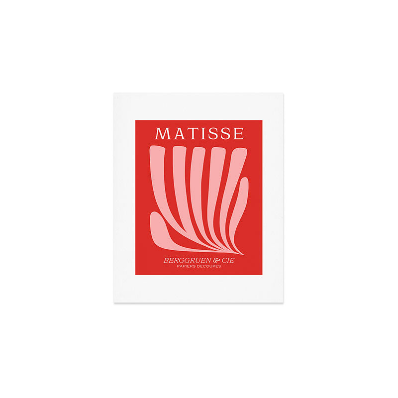 Coral Leaf: Paper Cutouts Matisse Edition Art Print Gallery Image 1