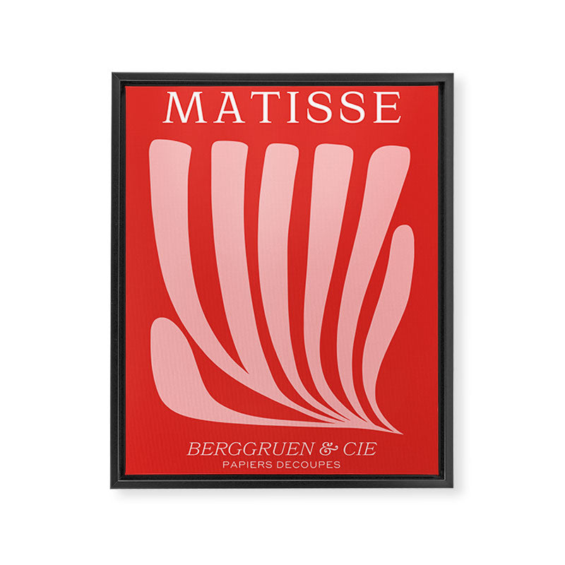 Coral Leaf: Paper Cutouts Matisse Edition Framed Canvas Print Gallery Image 6