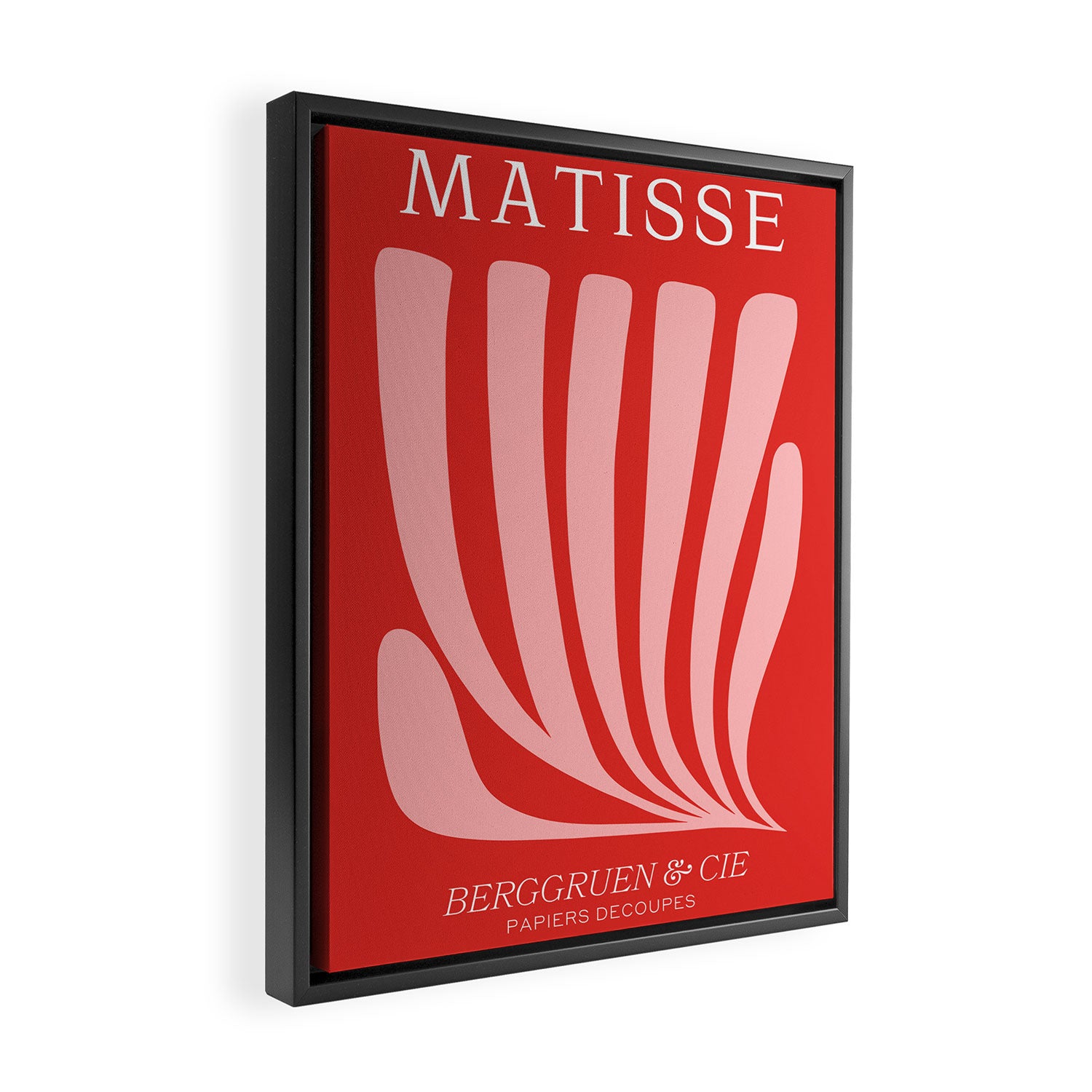 Coral Leaf: Paper Cutouts Matisse Edition Framed Canvas Print Gallery Image 2