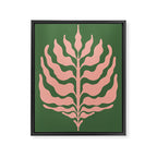Cosmos: Matisse Leaf | Color Series I Framed Canvas Print Gallery Image 6