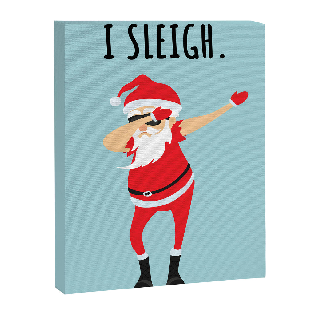 Dabbing Santa I Sleigh Canvas Print Gallery Image 8