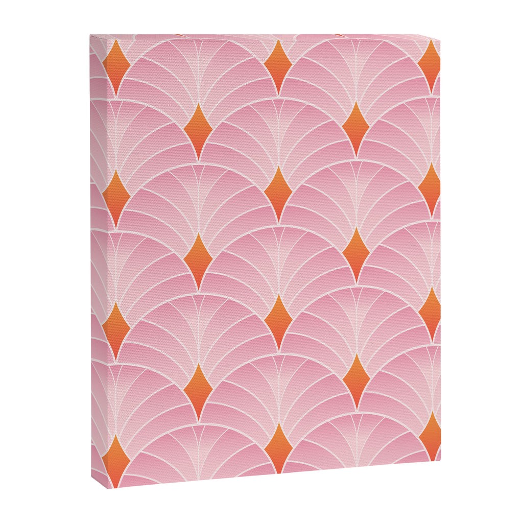 Diamonds & Petals: The Peach Edition Canvas Print Gallery Image 6