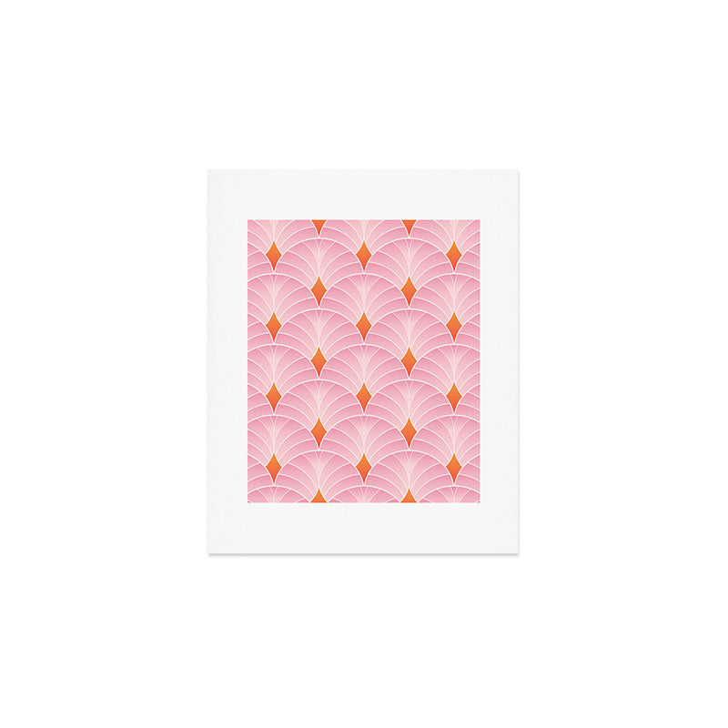 Diamonds & Petals: The Peach Edition Art Print Gallery Image 1
