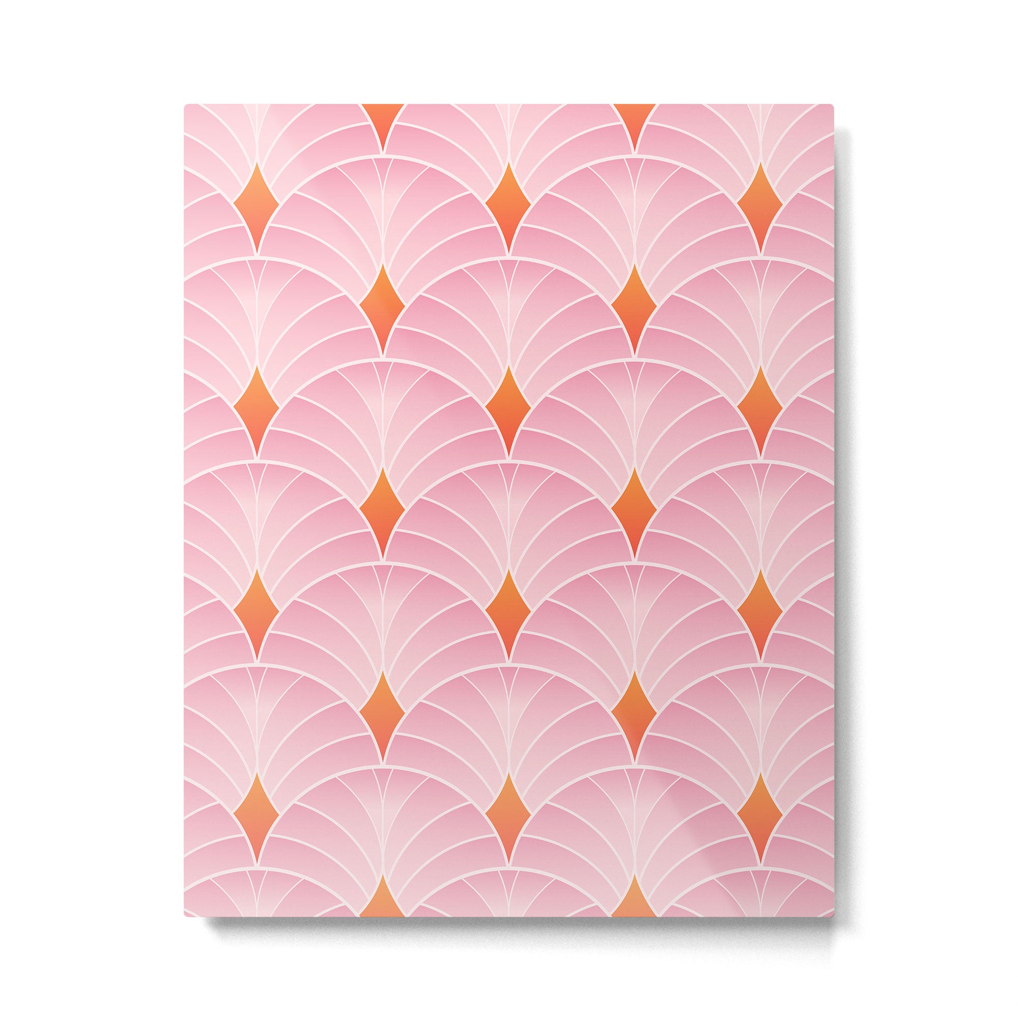 Diamonds & Petals: The Peach Edition Metal Print Gallery Image 4