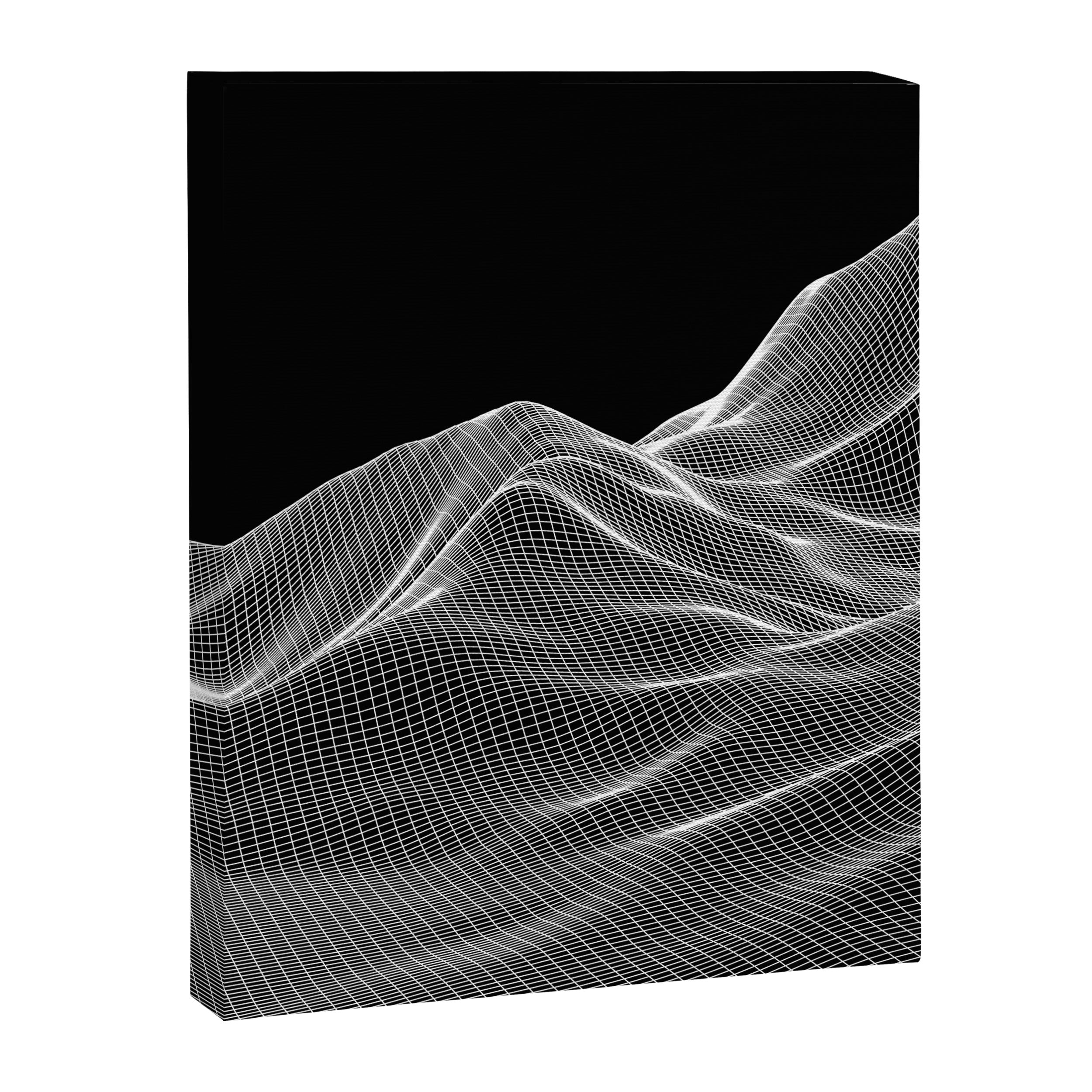 Digital Mountains Canvas Print Gallery Image 6