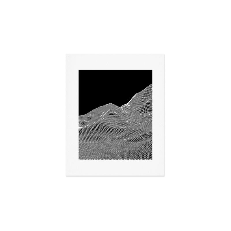 Digital Mountains Art Print Gallery Image 1