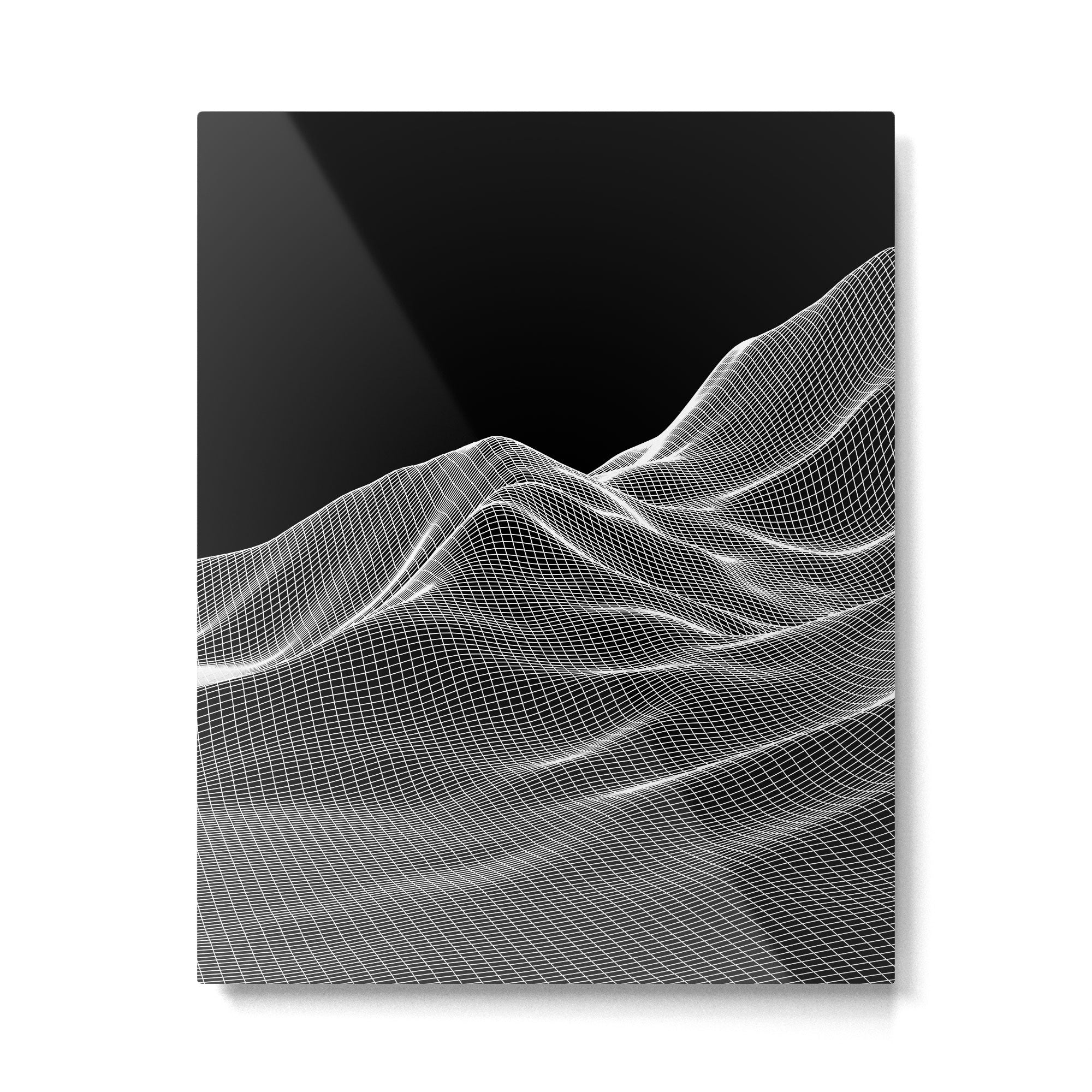 Digital Mountains Metal Print Gallery Image 4