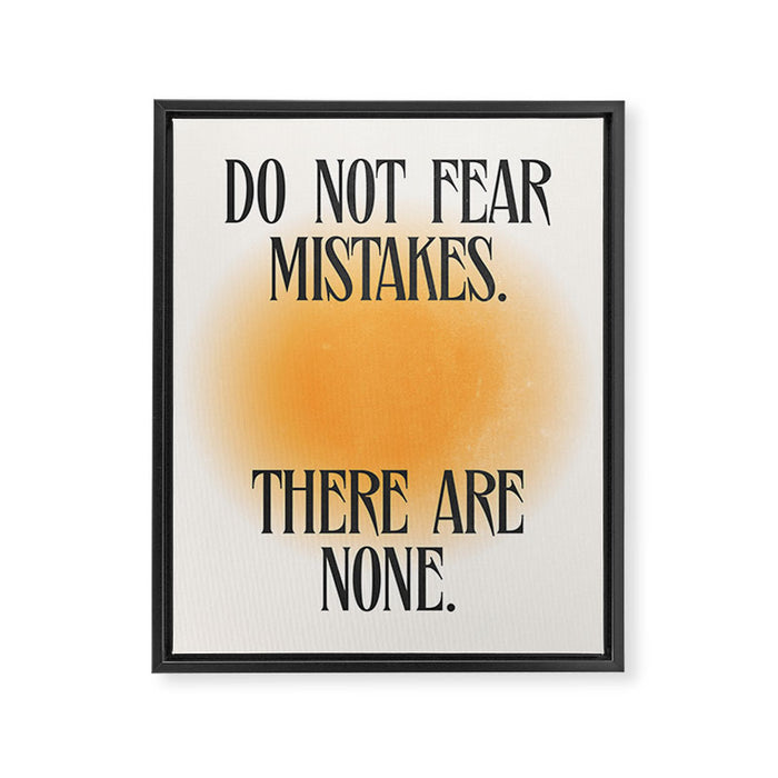Do Not Fear Framed Canvas Print Gallery Image 1
