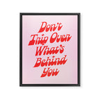 Don't Trip Framed Canvas Print Gallery Image 6