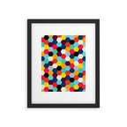 Eclectic Tiles | Mid Century Pattern Framed Art Print Gallery Image 5
