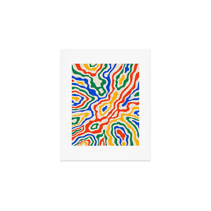Electric Waves Art Print Gallery Image 1