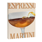 Espresso Martini: Retro Classic Cocktail 04 Canvas Print Gallery Image 6