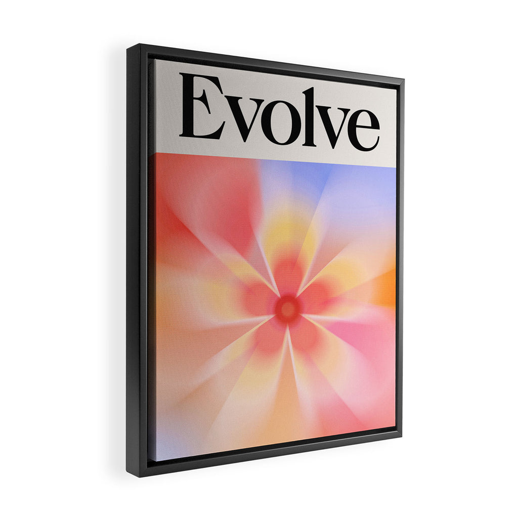 Evolve: Gradient Series 02 Framed Canvas Print Gallery Image 2