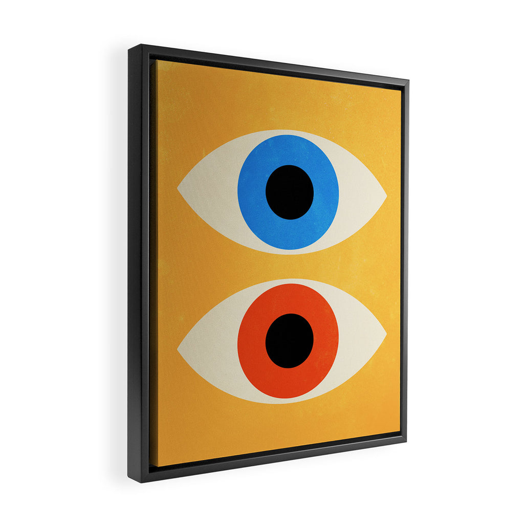 Eyes | Bauhaus III Framed Canvas Print Gallery Image 2