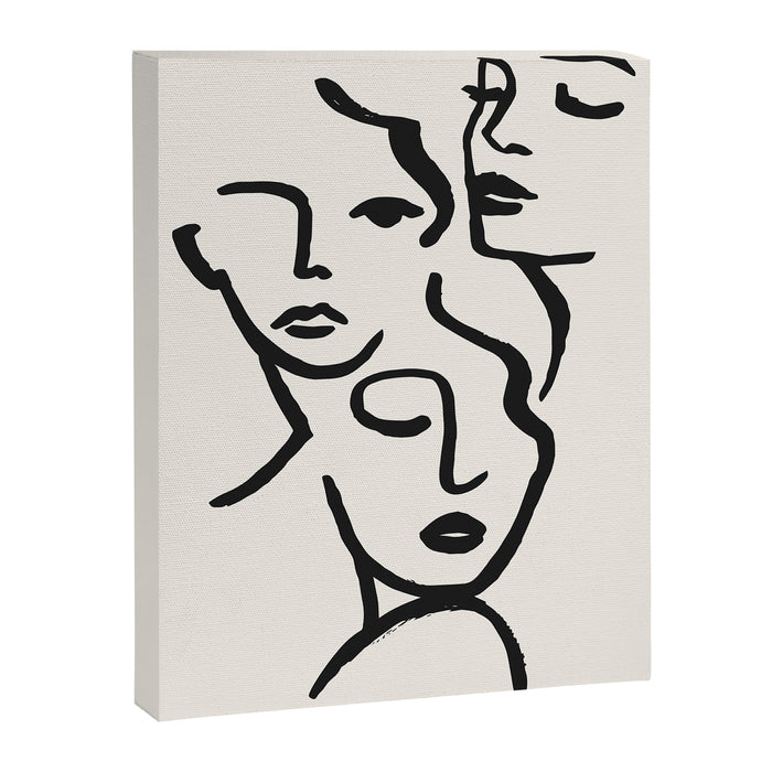 Faces Canvas Print Gallery Image 1