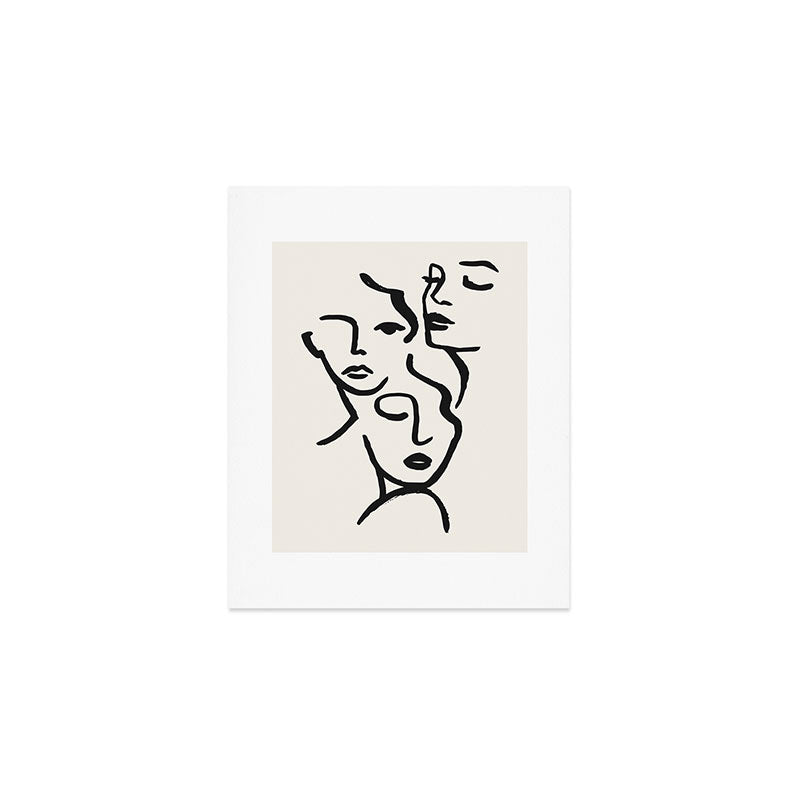 Faces Art Print Gallery Image 1