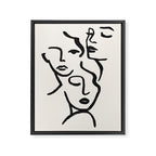 Faces Framed Canvas Print Gallery Image 6
