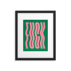 Favorite Word: Tropical Wavy Edition Framed Art Print Gallery Image 4