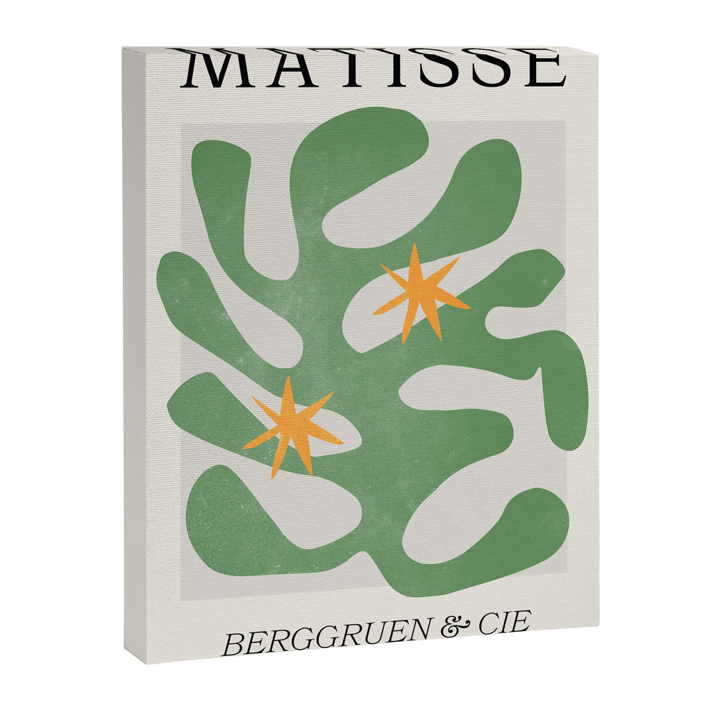 Fern Green Leaf: Matisse Series 01 | Mid-Century Edition Canvas Print Gallery Image 6