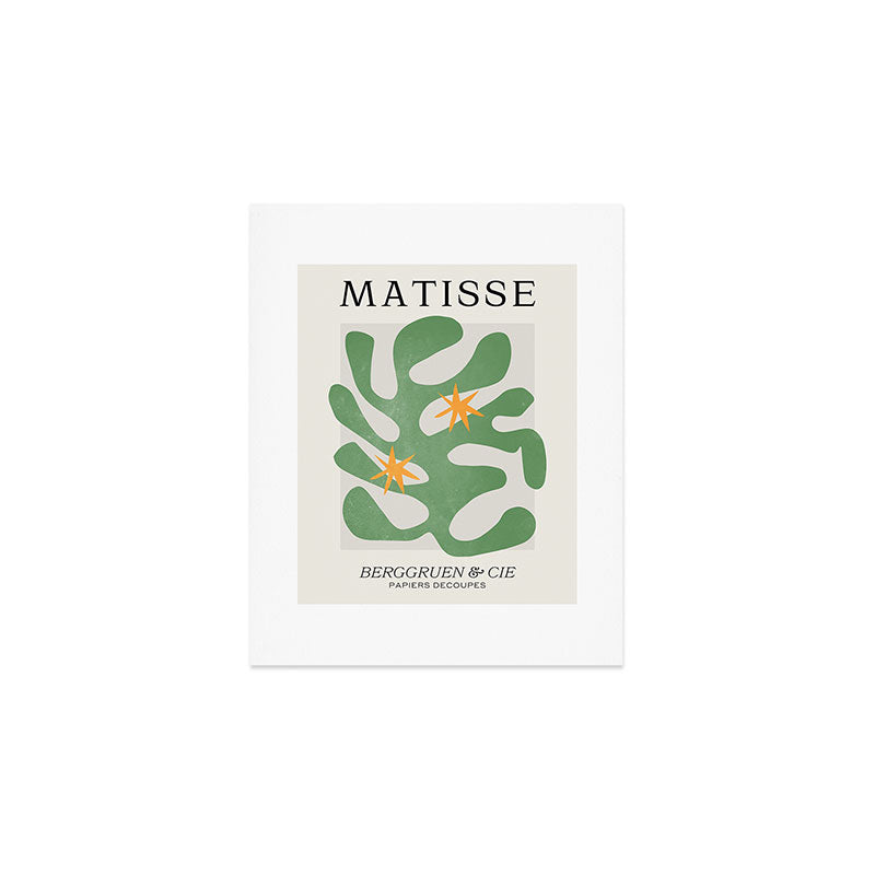 Fern Green Leaf: Matisse Series 01 | Mid-Century Edition Art Print Gallery Image 1
