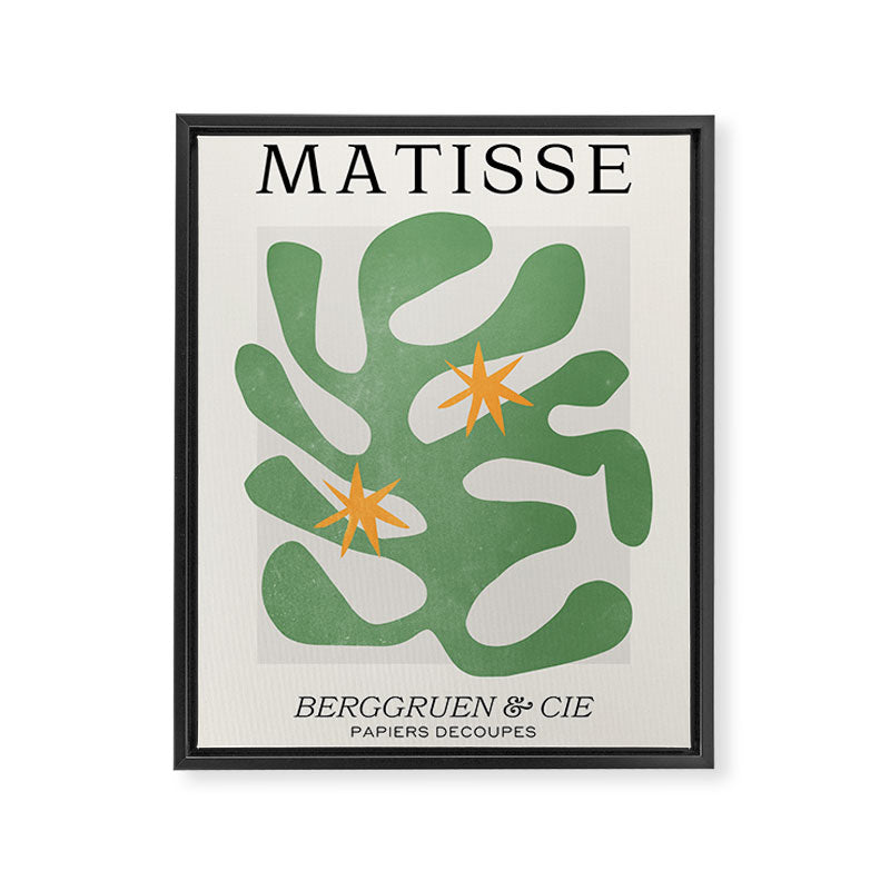 Fern Green Leaf: Matisse Series 01 | Mid-Century Edition Framed Canvas Print Gallery Image 6