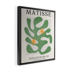 Fern Green Leaf: Matisse Series 01 | Mid-Century Edition Framed Canvas Print Gallery Image 2